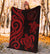 Palau Premium Blanket - Red Tentacle Turtle - Polynesian Pride