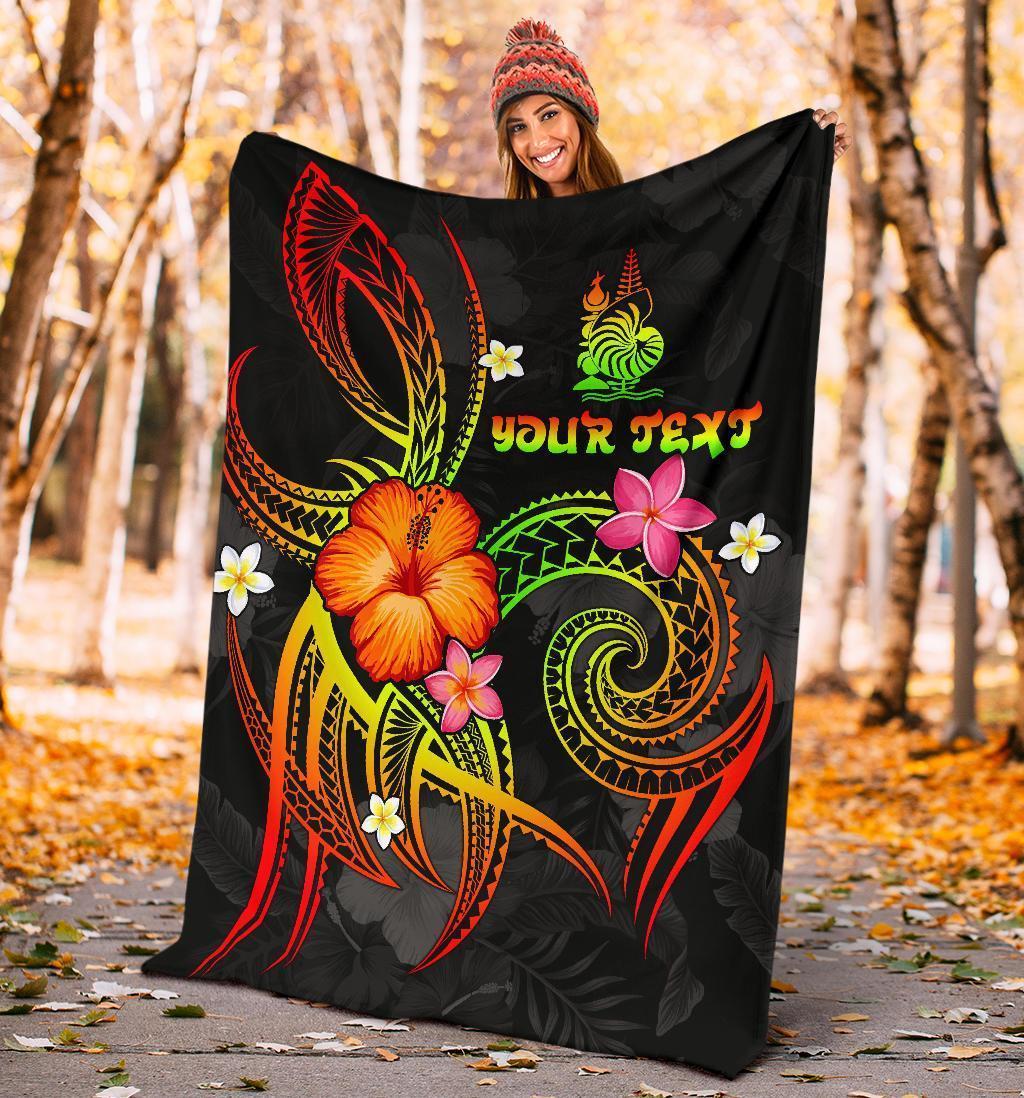 New Caledonia Polynesian Personalised Premium Blanket - Legend of New Caledonia (Reggae) - Polynesian Pride