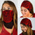 New Zealand Maori Warrior Tattoo Bandana - Red - Polynesian Pride