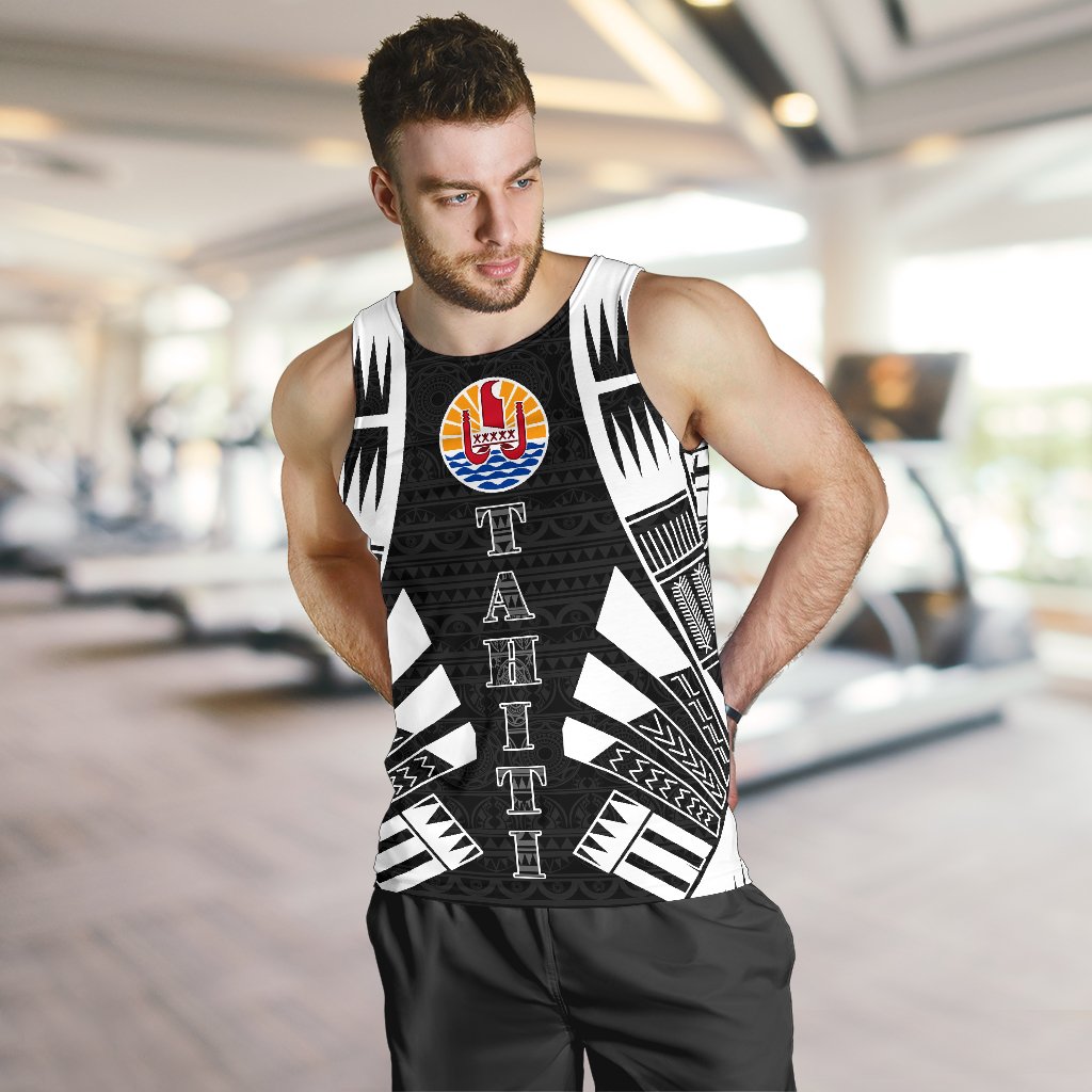 Tahiti Men Tank Top - Polynesian Tattoo Black - Polynesian Pride