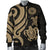 American Samoa Bomber Jacket - Gold Tentacle Turtle - Polynesian Pride