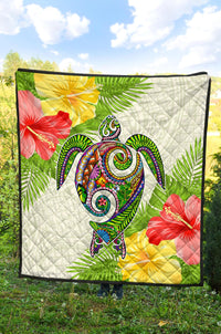 Polynesian Hawaii Quilt Turtle Colorful - Polynesian Pride