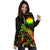 Nauru Polynesian Hoodie Dress - Turtle With Blooming Hibiscus Reggae - Polynesian Pride