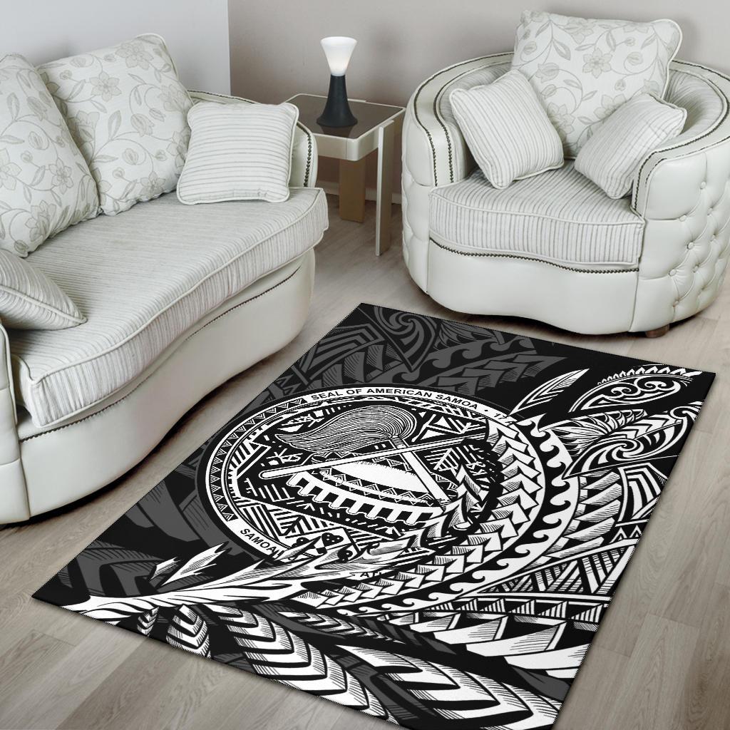 American Samoa Area Rug - Wings Style - Polynesian Pride