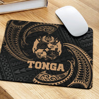 Tonga Polynesian Mouse Pad - Gold Tribal Wave - Polynesian Pride