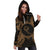 Chuuk Polynesian Hoodie Dress Map Gold - Polynesian Pride