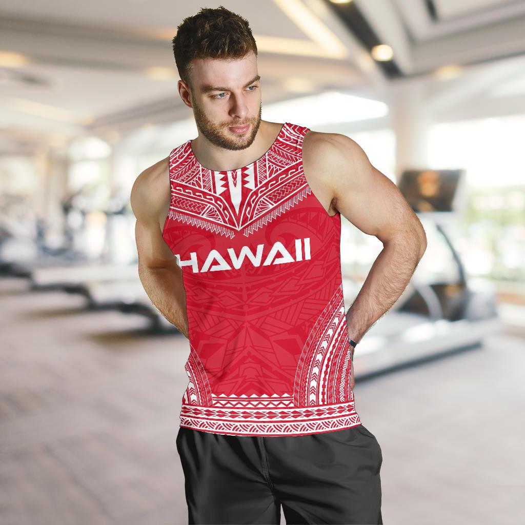 Hawaii Men's Tank Top - Polynesian Chief Flag Version - Polynesian Pride
