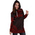 Gambier Islands Women's Hoodie Dress - Polynesian Red Chief - Polynesian Pride