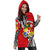 Tonga Rugby Women Hoodie Dress Polynesian Style Pinwheel - Polynesian Pride