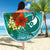 Yap State Beach Blanket - Custom Personalised Tropical Flowers Style - Polynesian Pride