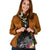 American Samoa Polynesian Shoulder Handbag - Turtle Plumeria (Black) One Size Black - Polynesian Pride