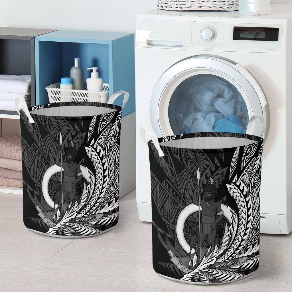 Vanuatu Laundry Basket - Custom Personalised Wings Style - Polynesian Pride