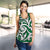 Polynesian Maori Ethnic Ornament Green Women's Racerback Tank Top - Polynesian Pride