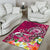 Samoa Area Rug - Turtle Plumeria (Pink) - Polynesian Pride