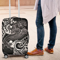 Vanuatu Polynesian Luggage Covers - White Shark Polynesian Tattoo - Polynesian Pride