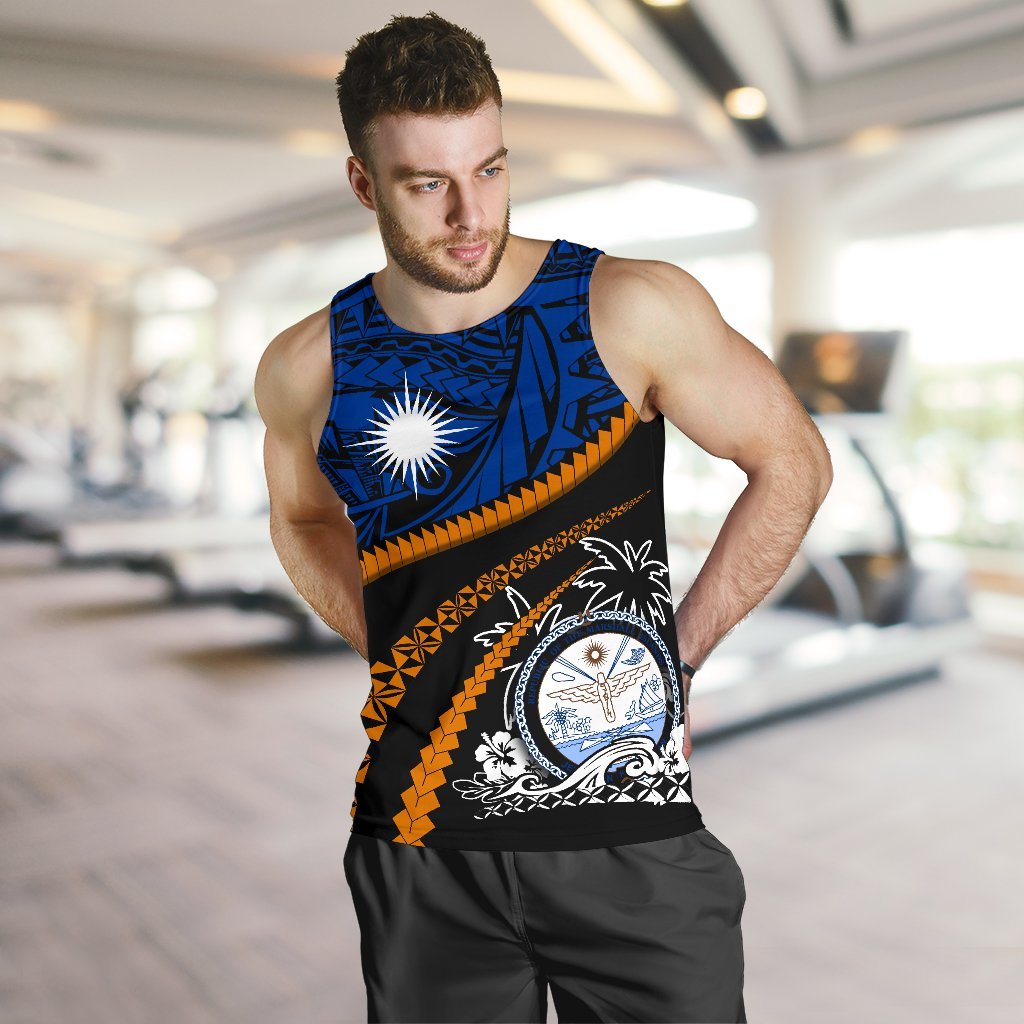 Marshall Islands Men Tank Top - Road To Hometown - Polynesian Pride