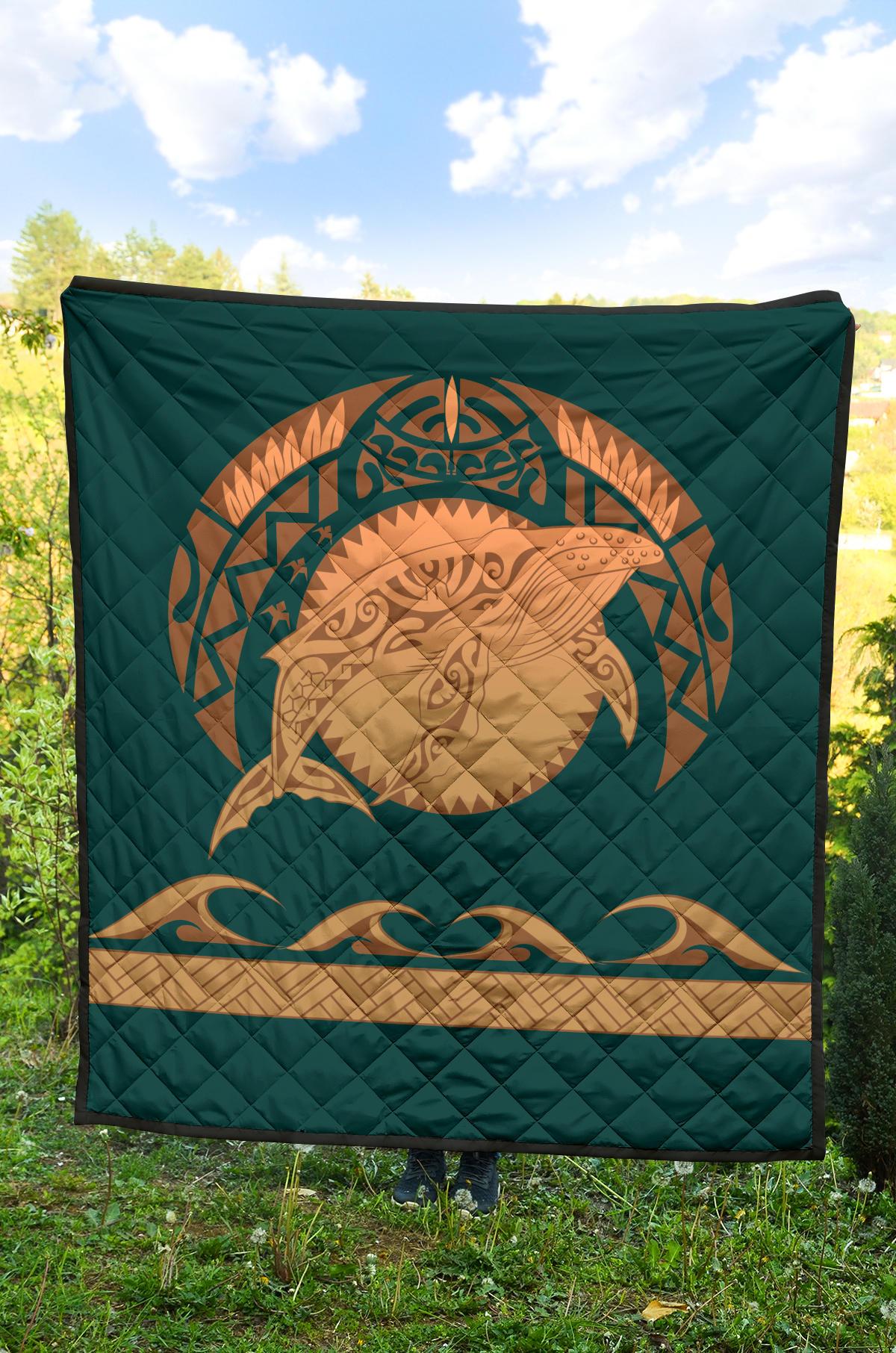 Polynesian Shark Hawaii Premium Quilt - Hi Style - Polynesian Pride