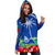 Guam Women's Hoodie Dress - Hibiscus Style - Polynesian Pride