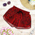 Polynesian Symmetry Red Women's Short - Polynesian Pride