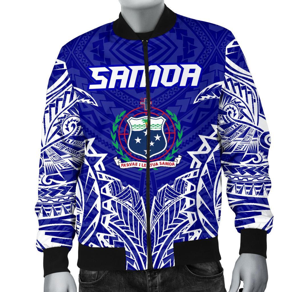Samoa Premium Men's Bomber Jacket - Polynesian Pride