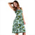 Hawaii Tropical Flowers Monstera Leaf Midi Dress - Polynesian Pride