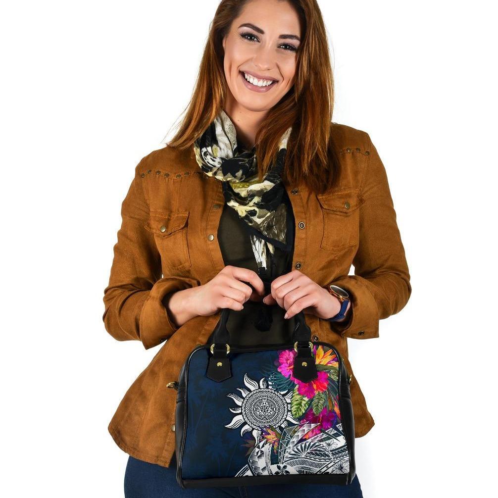 Polynesian Shoulder Handbag - Summer Vibes One Size Blue - Polynesian Pride
