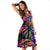 Palm Leaves Women's Dress - Neon Color - Polynesian Pride