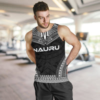 Nauru Men's Tank Top - Polynesian Chief Black Version - Polynesian Pride