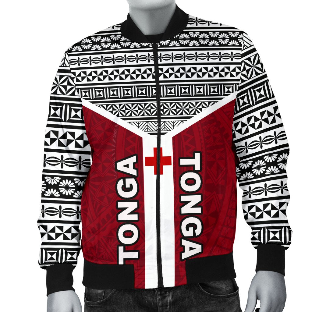 Tonga Men's Bomber Jacket - My Homeland - Polynesian Pride