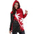 Wallis and Futuna Hoodie Dress - Wallis and Futuna Coat Of Arms Coconut Tree - Polynesian Pride