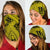 Polynesian Tattoo Yellow Unisex Bandana - Polynesian Pride