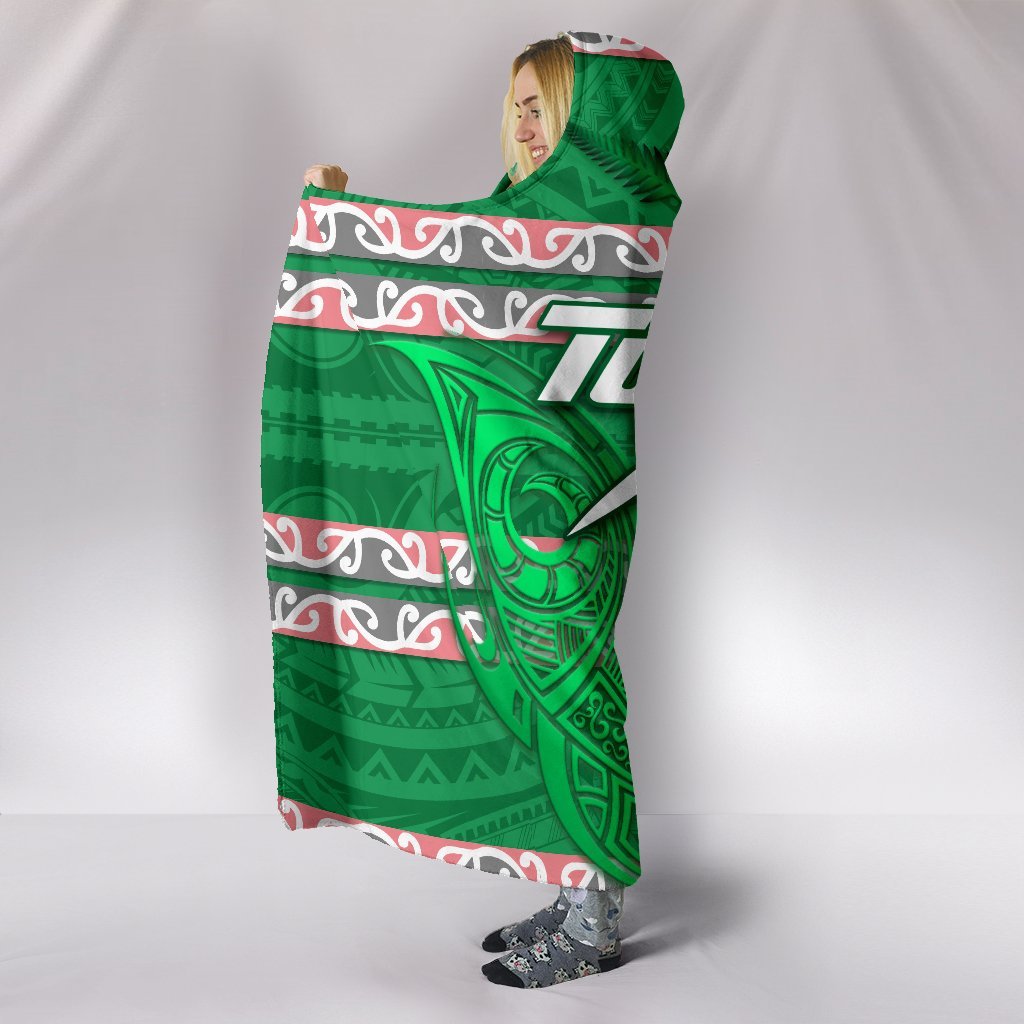 Manawatu Turbos Hooded Blanket Maori Vibes - Polynesian Pride