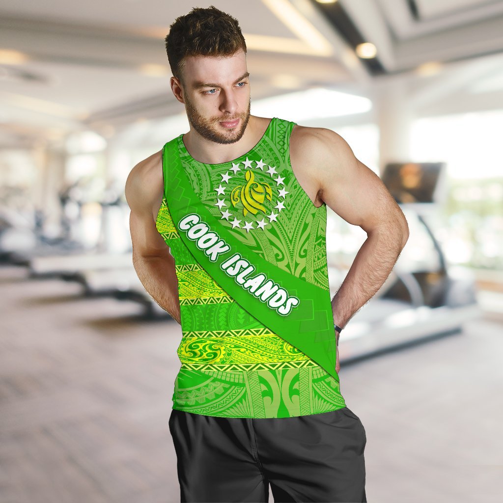 Combo Men Tank Top and Men Short Cook Islands Polynesian Victorian Vibes - Polynesian Pride