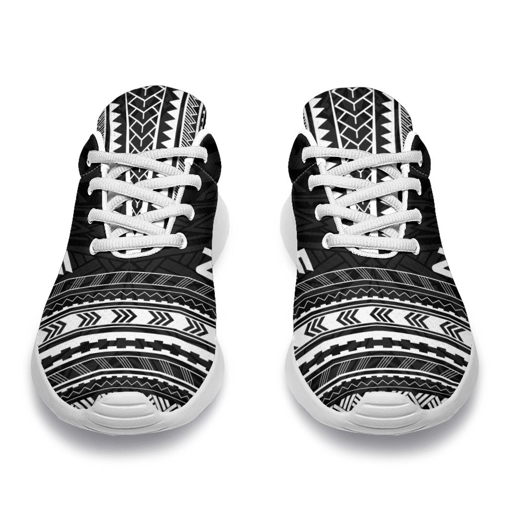 Niue Sporty Sneakers - Polynesian Chief Black Version - Polynesian Pride