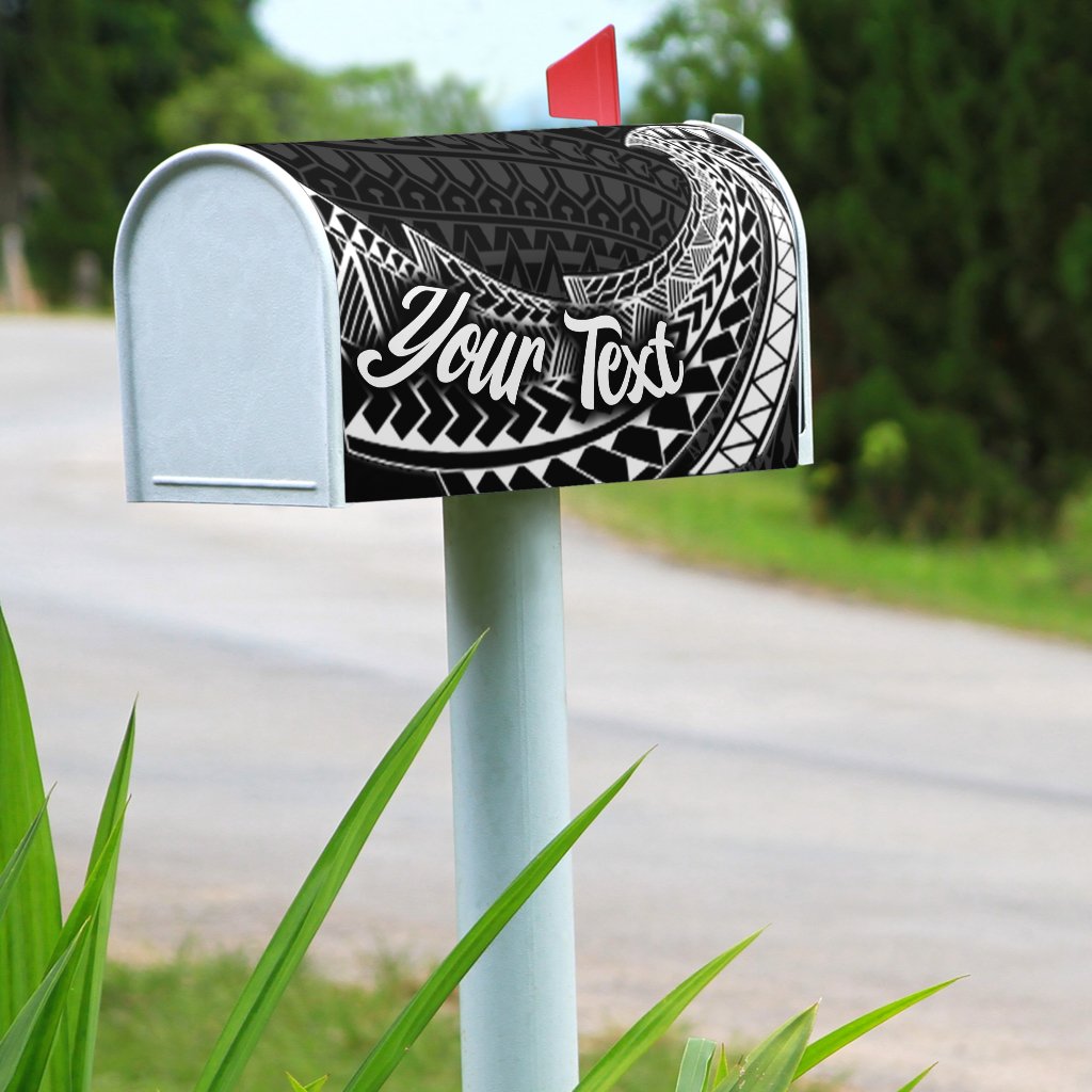 Wallis and Futuna Mailbox Cover - Custom Personalised Tropical Flowers Style - Polynesian Pride