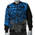 Guam Polynesian Bomber Jacket (Men) - Blue Turtle Flowing - Polynesian Pride