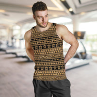 Polynesian Tattoo Tribal Gold Hawaii Men's Tank Top - Polynesian Pride