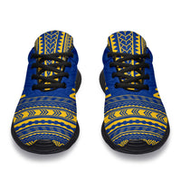Nauru Sporty Sneakers - Polynesian Chief Flag Version - Polynesian Pride