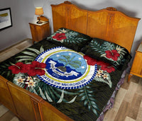 Federated States of Micronesia Polynesian Quilt Bed Set - Special Hibiscus - Polynesian Pride