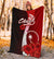 Chuuk Micronesia Premium Blanket - Coat Of Arm With Hibiscus - Polynesian Pride