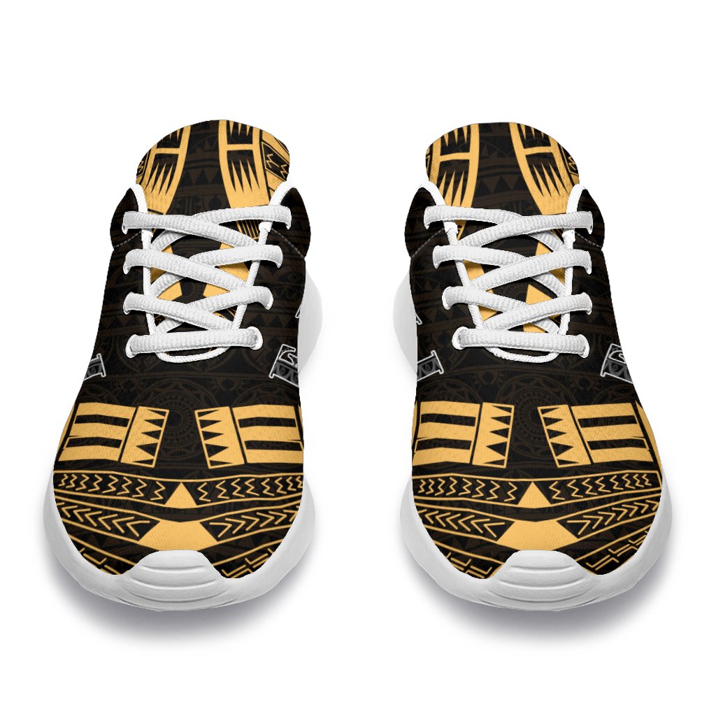 Fiji Sport Sneakers - Polynesian Tattoo Gold - Polynesian Pride