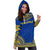 Nauru Women's Hoodie Dress - Polynesian Flag Chief - Polynesian Pride