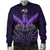 Maori Manaia New Zealand Men Bomber Jacket Purple - Polynesian Pride