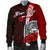 American Samoa Polynesian Custom Personalised Men's Bomber Jacket - Coat Of Arm With Hibiscus - Polynesian Pride