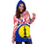 New Caledonia Rugby Hoodie Dress Polynesian - Polynesian Pride