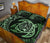 Personalized - Hawaii Map Turtles Hibiscus Quilt Bed Set - Green - Polynesian Pride