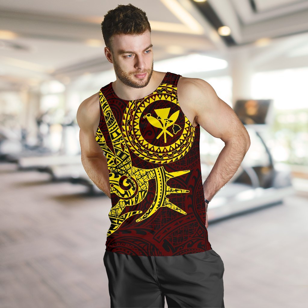 Hawaii Men's Tank Top Polynesian Kanaka Map Hawaiian Men's Tank Top - TT Style - Polynesian Pride