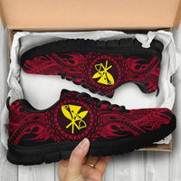 Hawaii Kanaka Map Polynesian Sneakers - TT Style - Polynesian Pride