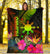 The Philippines Polynesian Premium Blanket - Hibiscus and Banana Leaves - Polynesian Pride