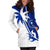 Chuuk Hoodie Dress - Chuuk Flag Coconut Tree K4 - Polynesian Pride